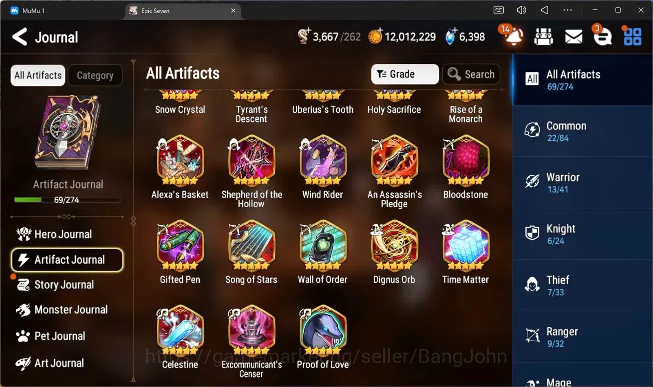 Epic Seven Accounts High-End Global Unverif |11 ML(E Ilynav,NM Luna,RO Light,RnL,DB Senya,S Taeyou,J Kise Etc)|PoH ON|SS 9