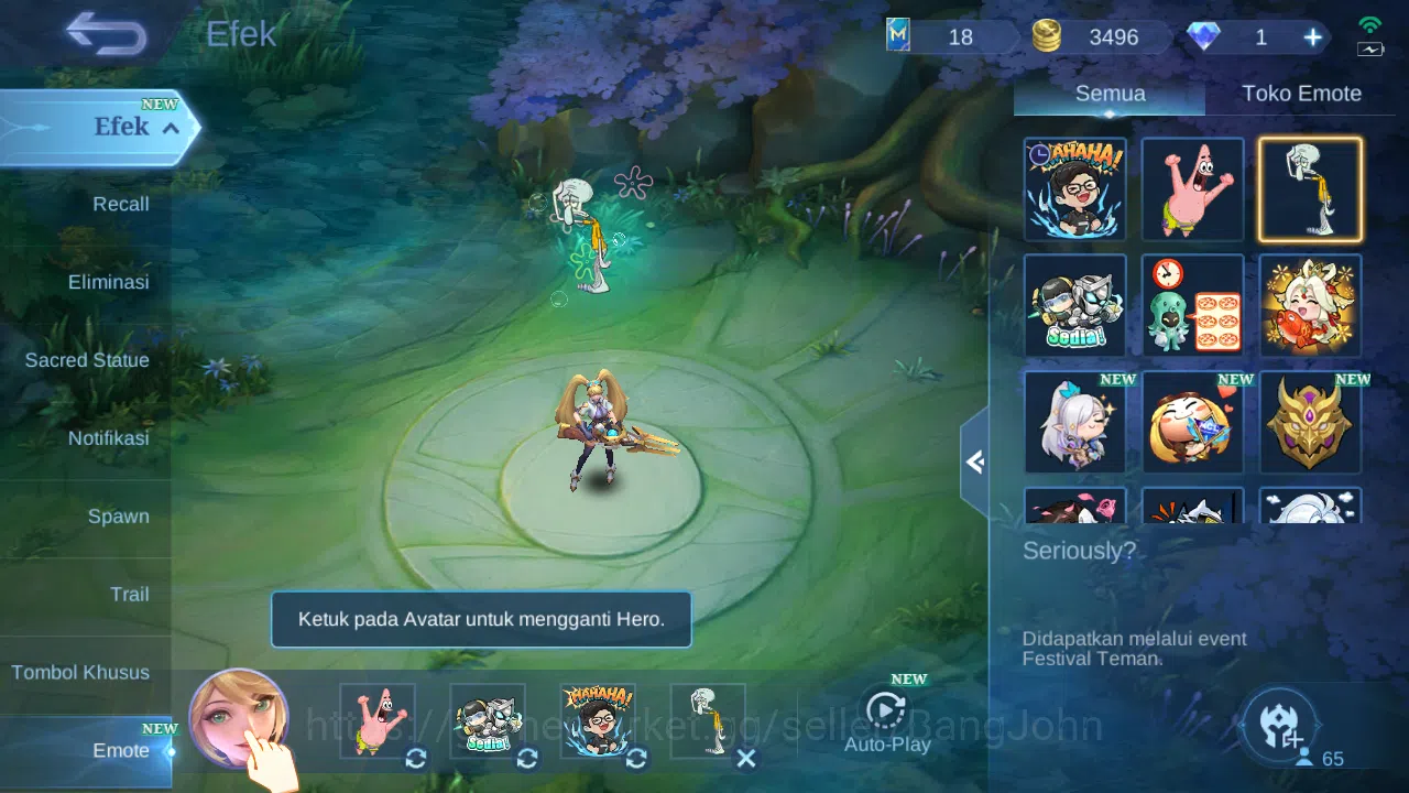 Mobile Legends: Bang Bang Accounts Hero 65 Skin 125 | Epic Gusion, Irithel | Dtamer M image 12