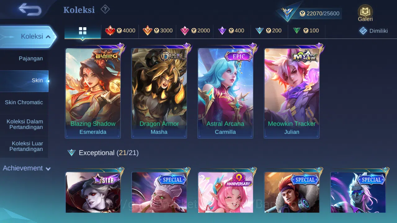 Mobile Legends: Bang Bang Accounts Hero 65 Skin 125 | Epic Gusion, Irithel | Dtamer M image 4