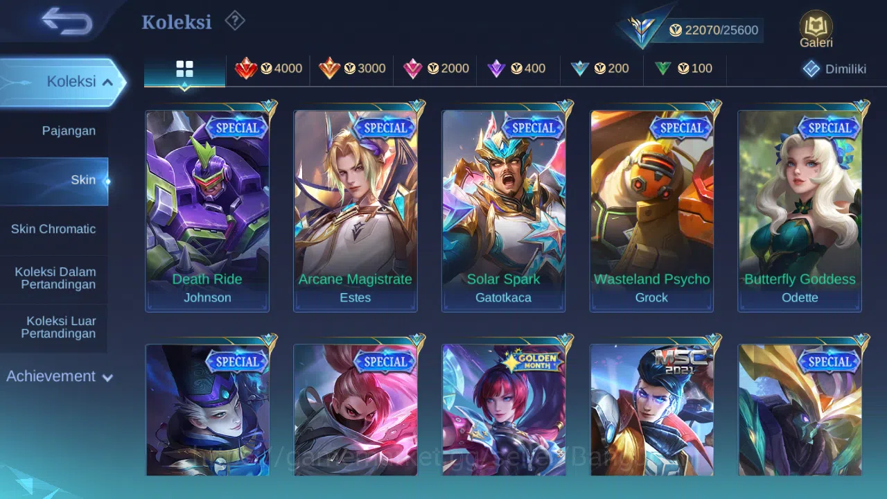 Mobile Legends: Bang Bang Accounts Hero 65 Skin 125 | Epic Gusion, Irithel | Dtamer M image 6