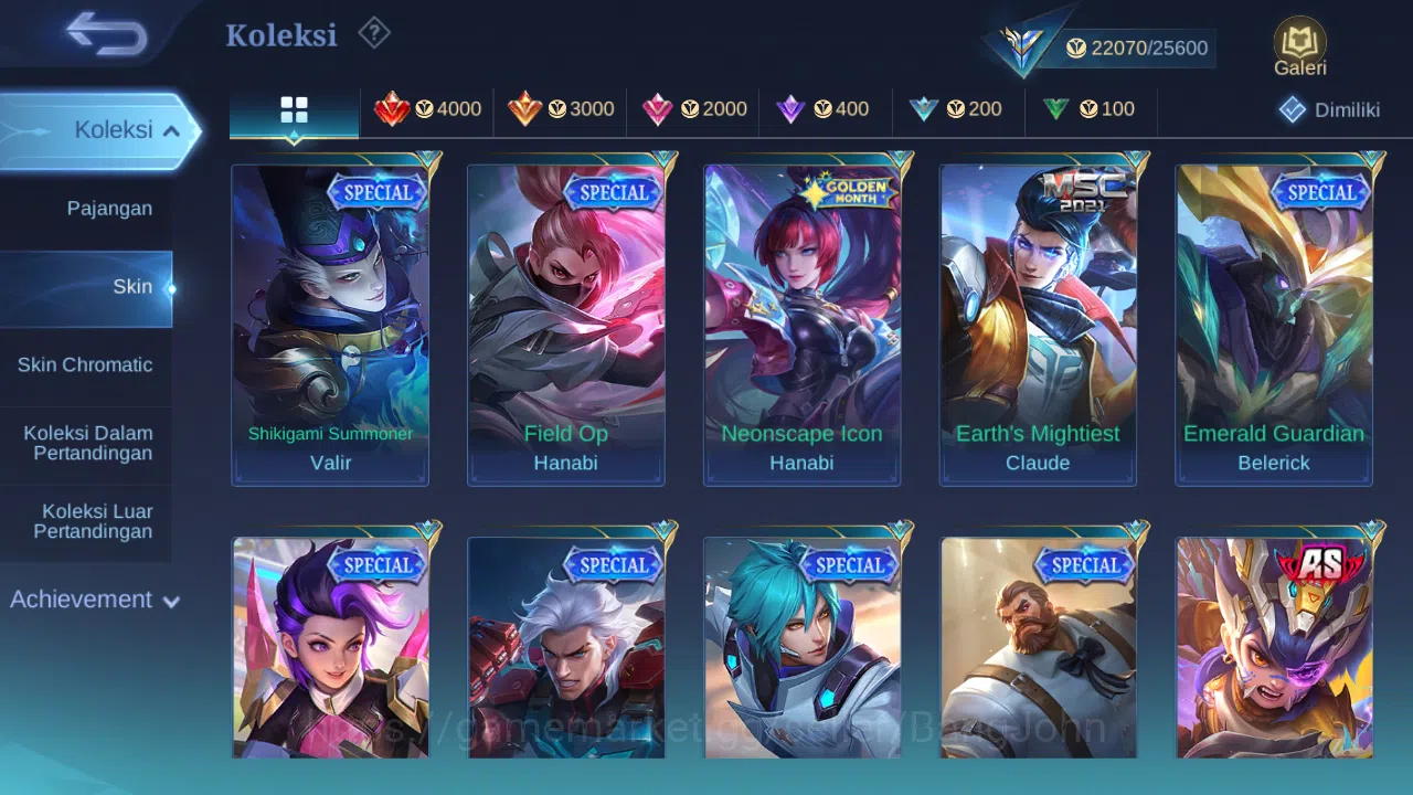 Mobile Legends: Bang Bang Accounts Hero 65 Skin 125 | Epic Gusion, Irithel | Dtamer M image 7