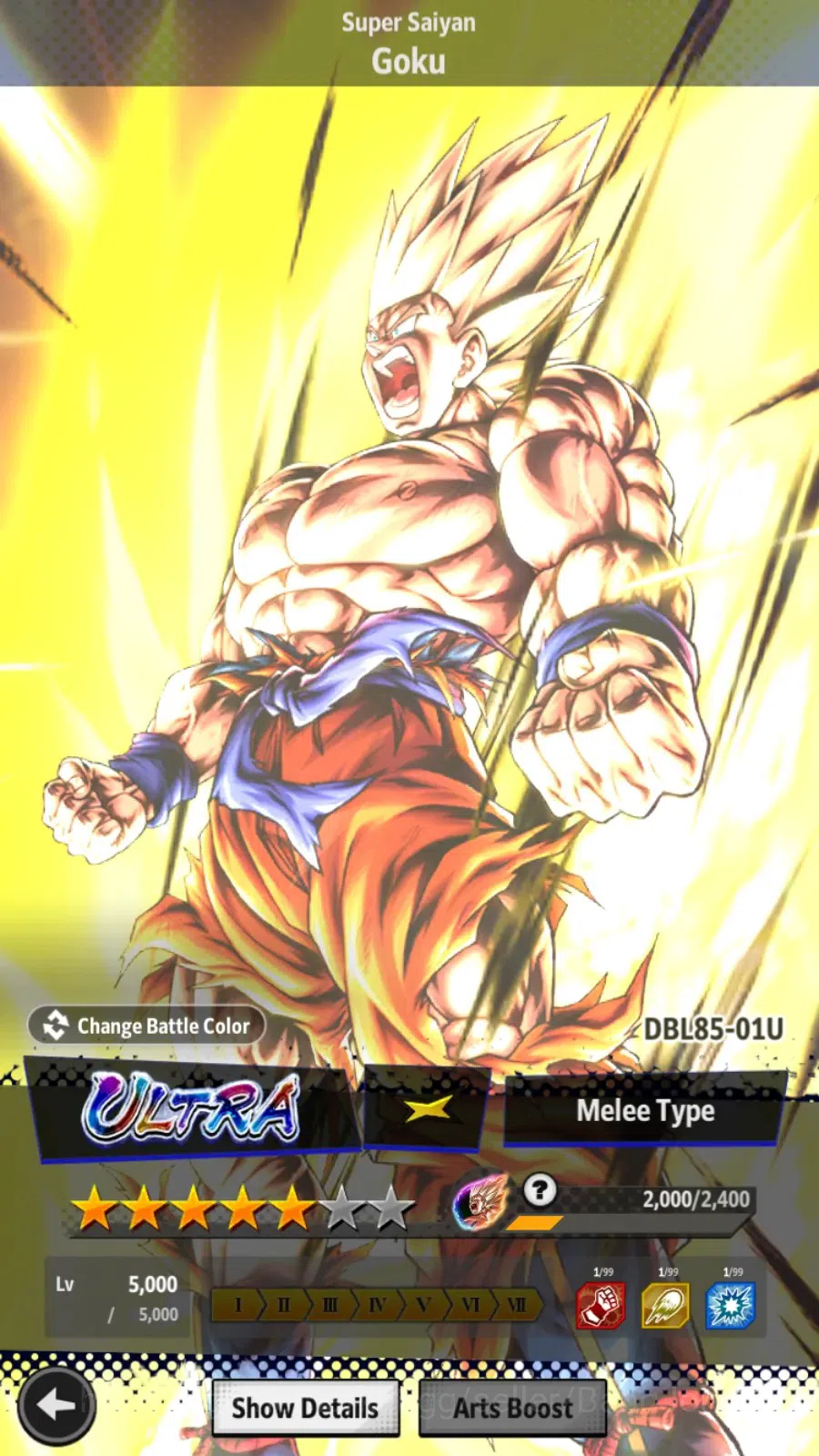 Dragon Ball Legends Accounts Android | Lvl 153|41M Total Power|12K CC|1 LR|3 UL image 4