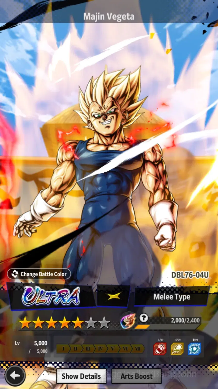 Dragon Ball Legends Accounts Android | Lvl 153|41M Total Power|12K CC|1 LR|3 UL image 5