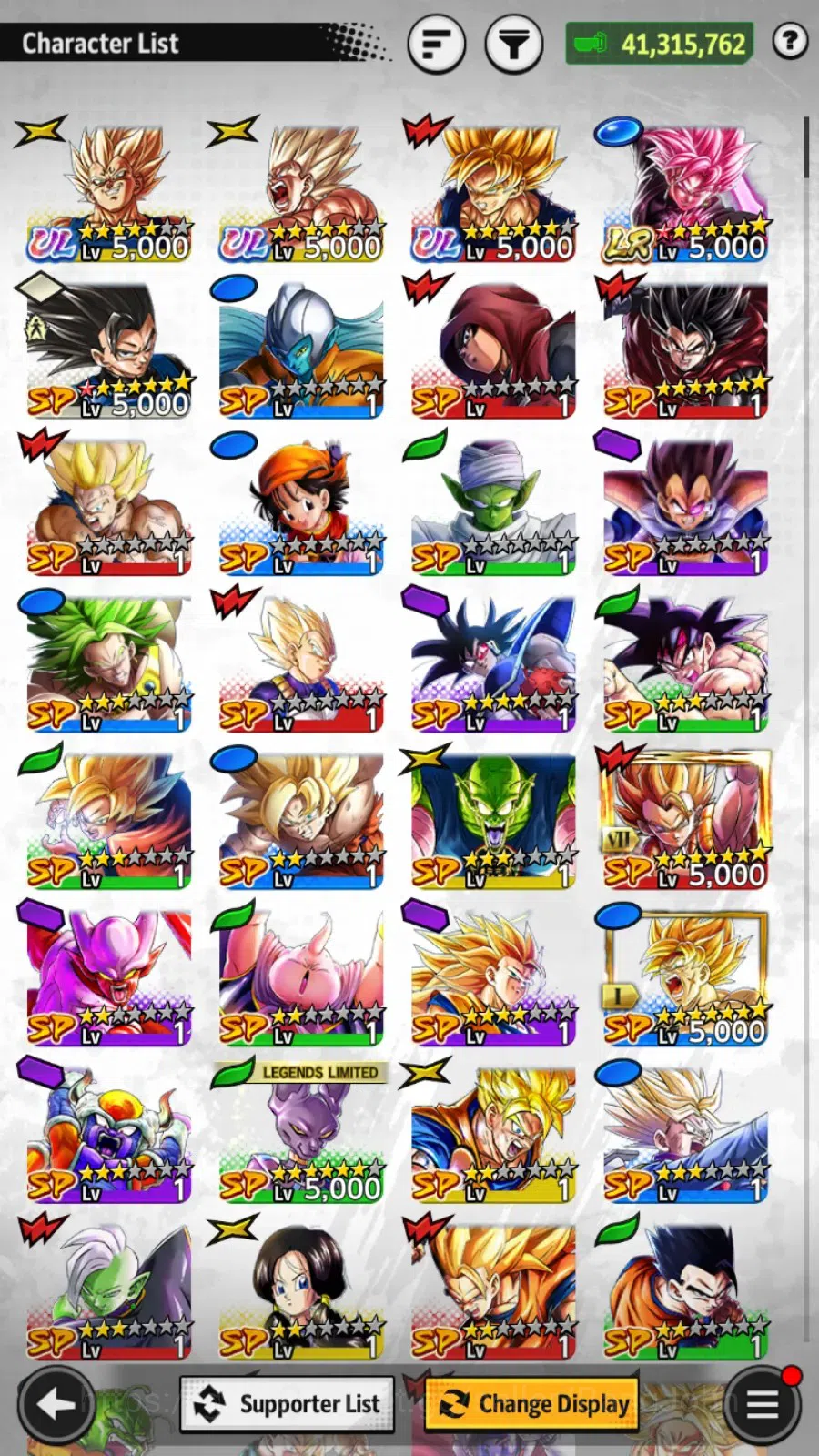 Dragon Ball Legends Accounts Android | Lvl 153|41M Total Power|12K CC|1 LR|3 UL image 7