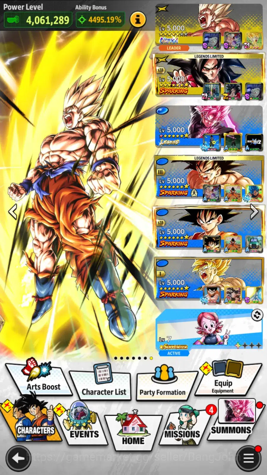 Dragon Ball Legends Accounts Android | Lvl 153|41M Total Power|12K CC|1 LR|3 UL image 8