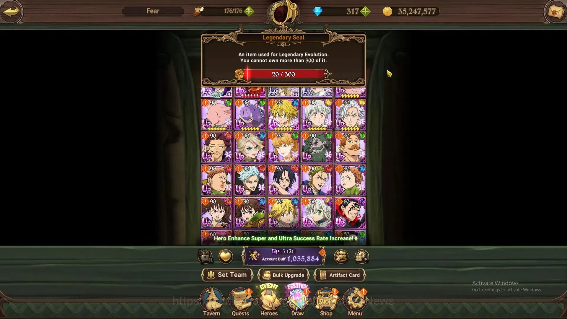The Seven Deadly Sins: Grand Cross Accounts GLOBAL|1M CC|20 LS,317 Dm|2 LR+5 UR|Burnhild,Eliza image 2