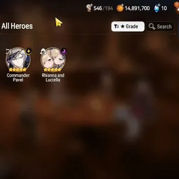 Epic Seven Accounts Limited Hero GLOBAL UnVerif|New Era| 2 ML (Rhiana&Luchiella,Pavel)+Ivana,Chloe,Vildred,Etc|4,6k