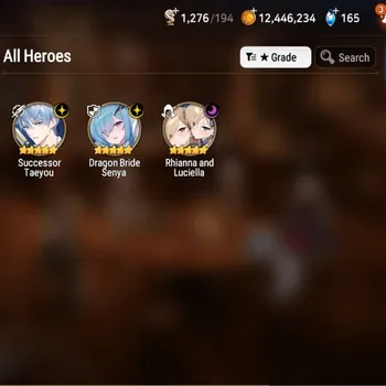 Epic Seven Accounts Starter Global UnVerif|NewEra|3 ML (Rhianna & Luciella,DB Senya,Succesor