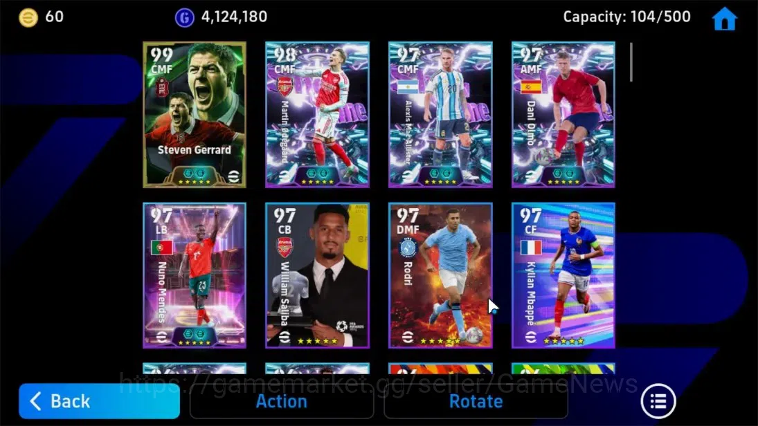 eFootball Accounts Android|Show time Odegar,Nuno Mendes,Dani Olmo,Epi image 5