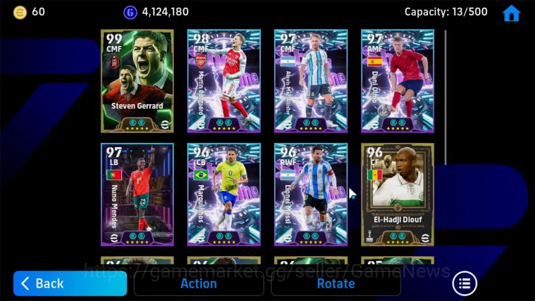 eFootball Accounts Android|Show time Odegar,Nuno Mendes,Dani Olmo,Epi image 8