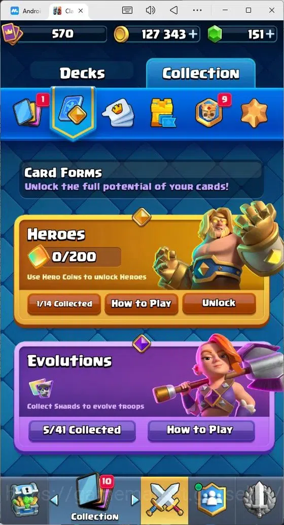 Clash Royale Accounts Mobile |Trophy 4659|5 EVO Cards|1 HERO Cards (Tomb image 10