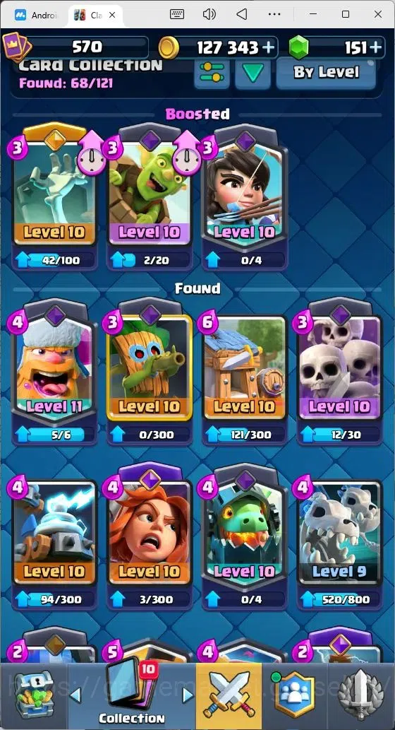 Clash Royale Accounts Mobile |Trophy 4659|5 EVO Cards|1 HERO Cards (Tomb image 3