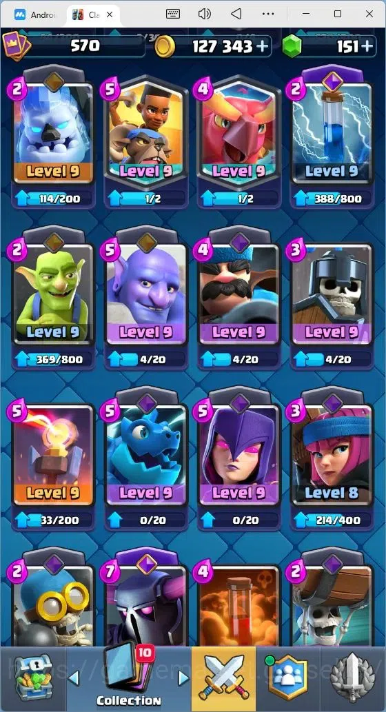 Clash Royale Accounts Mobile |Trophy 4659|5 EVO Cards|1 HERO Cards (Tomb image 4