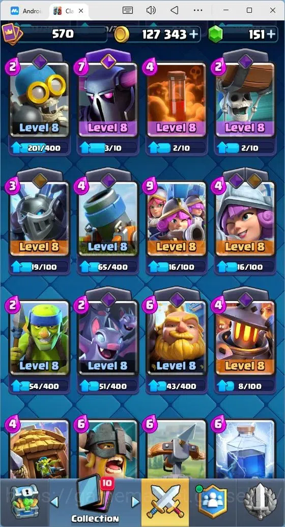 Clash Royale Accounts Mobile |Trophy 4659|5 EVO Cards|1 HERO Cards (Tomb image 5