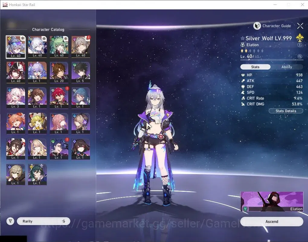 Honkai Star Rail Accounts Asia|TL 29|4 Limited| Silver Wolf LV 999,Yao Guang image 4