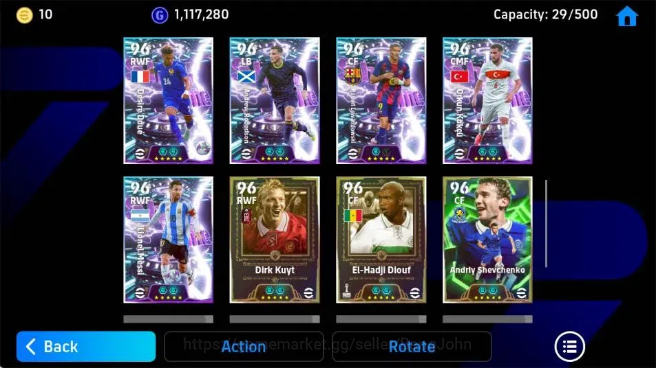 eFootball Accounts Android|PW 3224|Gareth Bale BigTime,Epic Johan Cru image 2