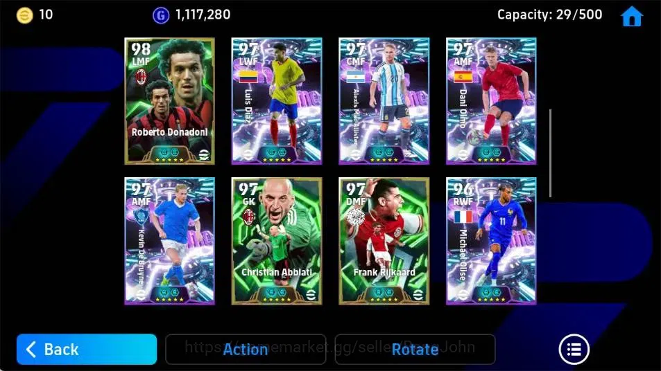 eFootball Accounts Android|PW 3224|Gareth Bale BigTime,Epic Johan Cru image 3