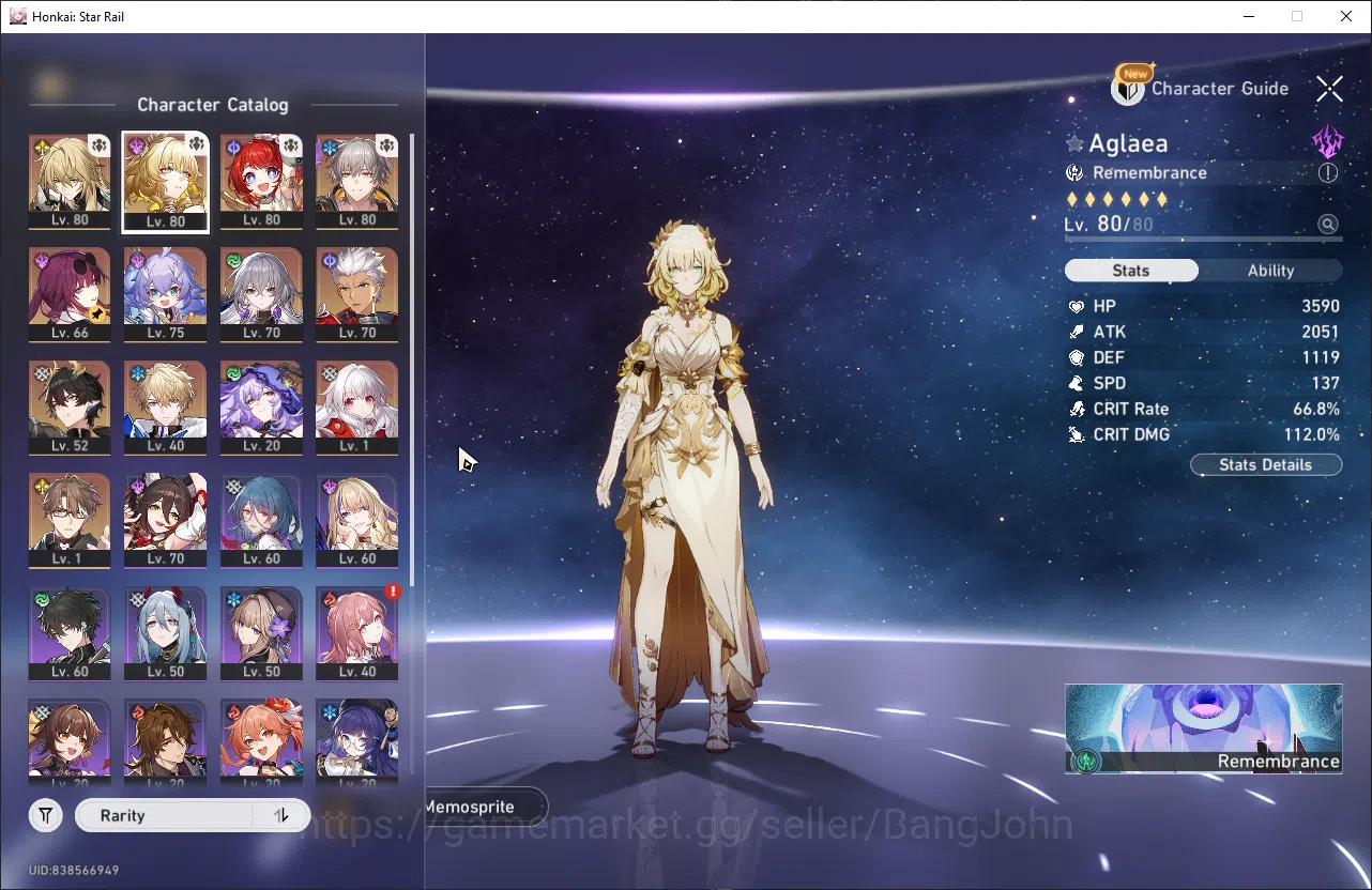 Honkai Star Rail Accounts ASIA | TL 61 | 7 Limit | Kafka | Black Swan | Dan  image 2