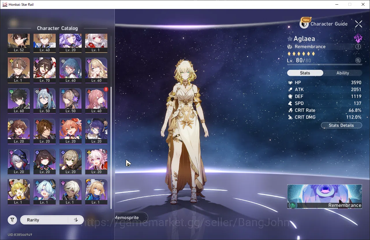 Honkai Star Rail Accounts ASIA | TL 61 | 7 Limit | Kafka | Black Swan | Dan  image 3