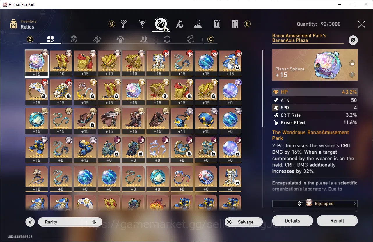 Honkai Star Rail Accounts ASIA | TL 61 | 7 Limit | Kafka | Black Swan | Dan  image 7