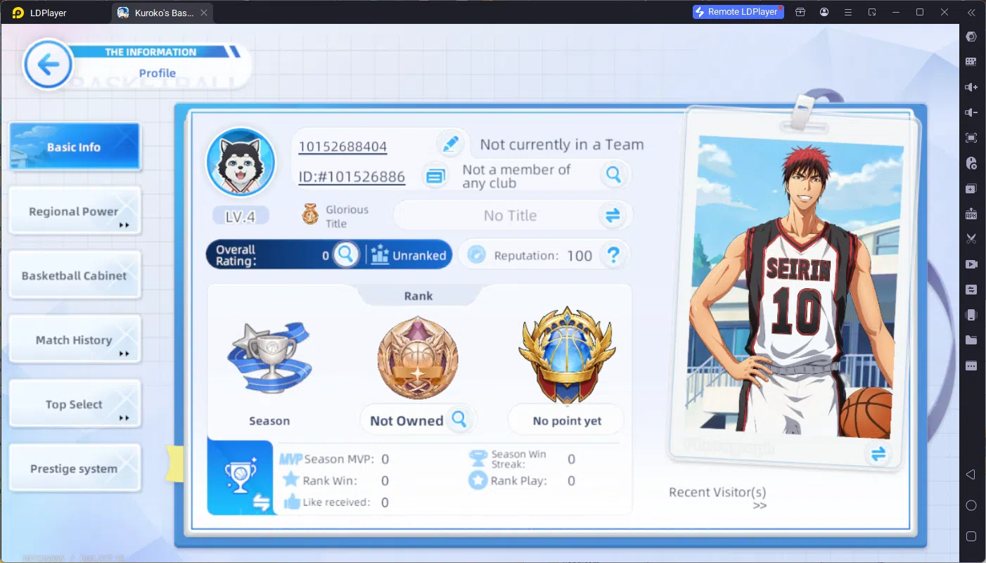 Kuroko's Basketball Street Rivals Accounts SEA|SV27|Lv4|8 miracle Treasure Coupon|Treasure Dr image 2
