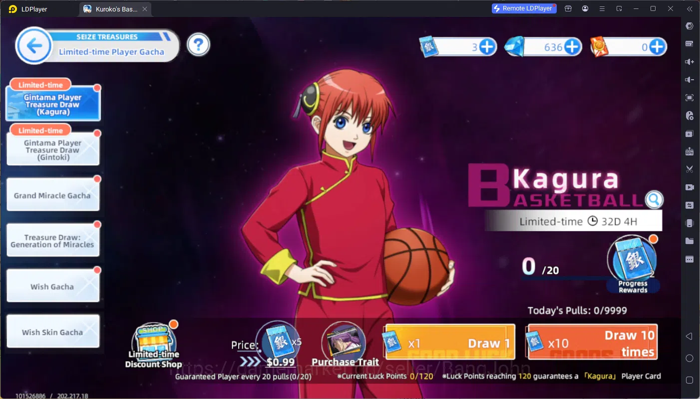 Kuroko's Basketball Street Rivals Accounts SEA|SV27|Lv4|8 miracle Treasure Coupon|Treasure Dr image 3