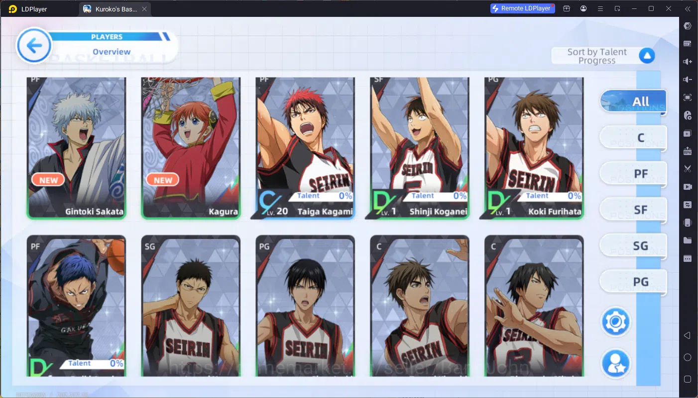 Kuroko's Basketball Street Rivals Accounts SEA|SV27|Lv4|8 miracle Treasure Coupon|Treasure Dr image 7