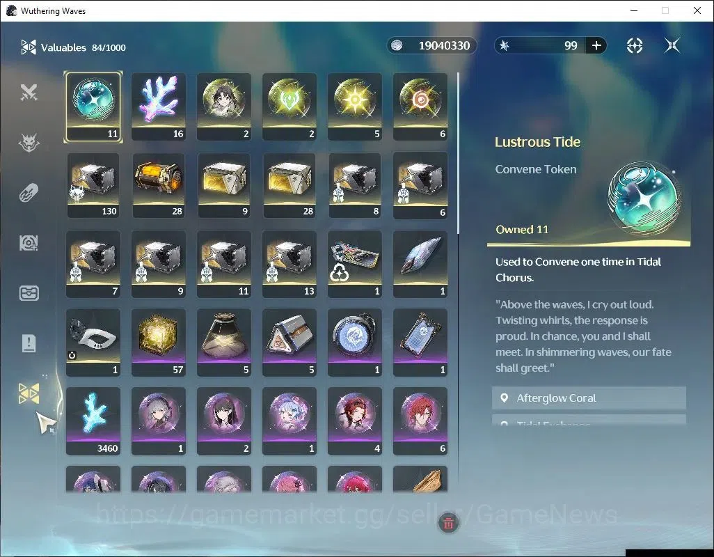 Wuthering Waves Accounts SEA | UL 41 | 3 Limited | Cantarella R2+Sign,Galbr image 12