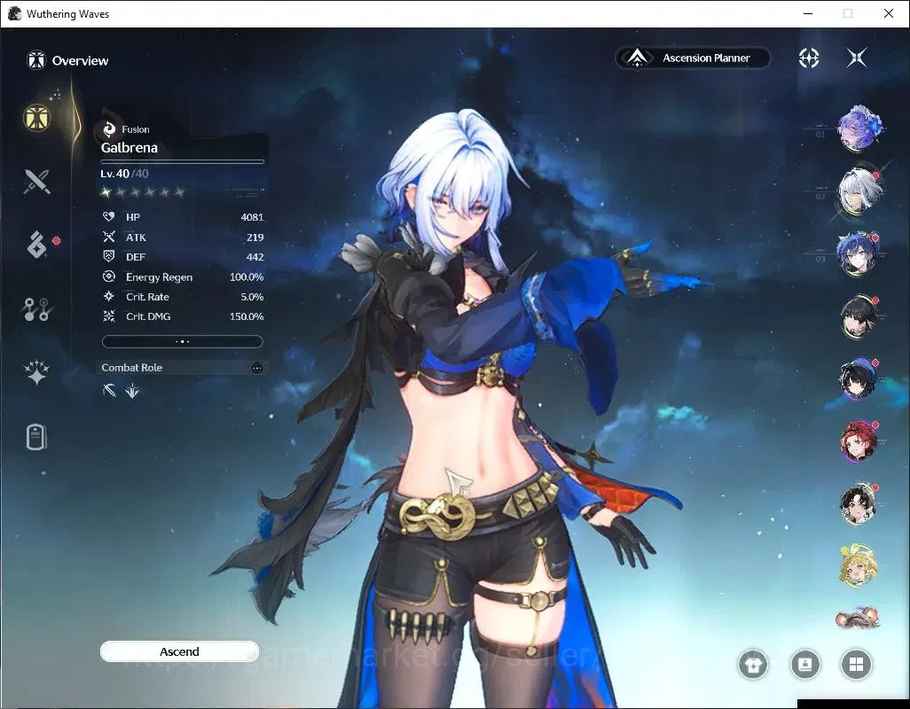 Wuthering Waves Accounts SEA | UL 41 | 3 Limited | Cantarella R2+Sign,Galbr image 4