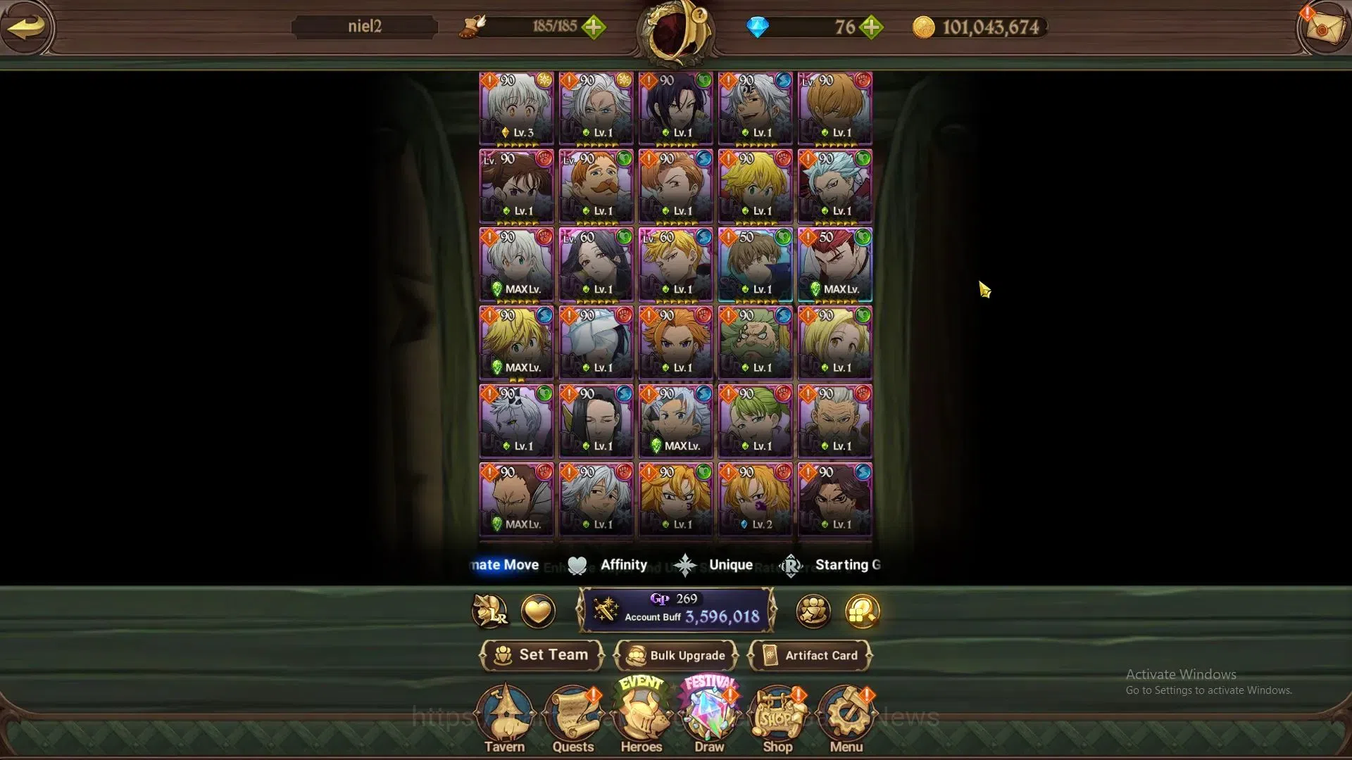 The Seven Deadly Sins: Grand Cross Accounts ASIA|3,5M CC|15 LS,76 Dm|6 LR+10 UR|Fairy King3/6, image 4
