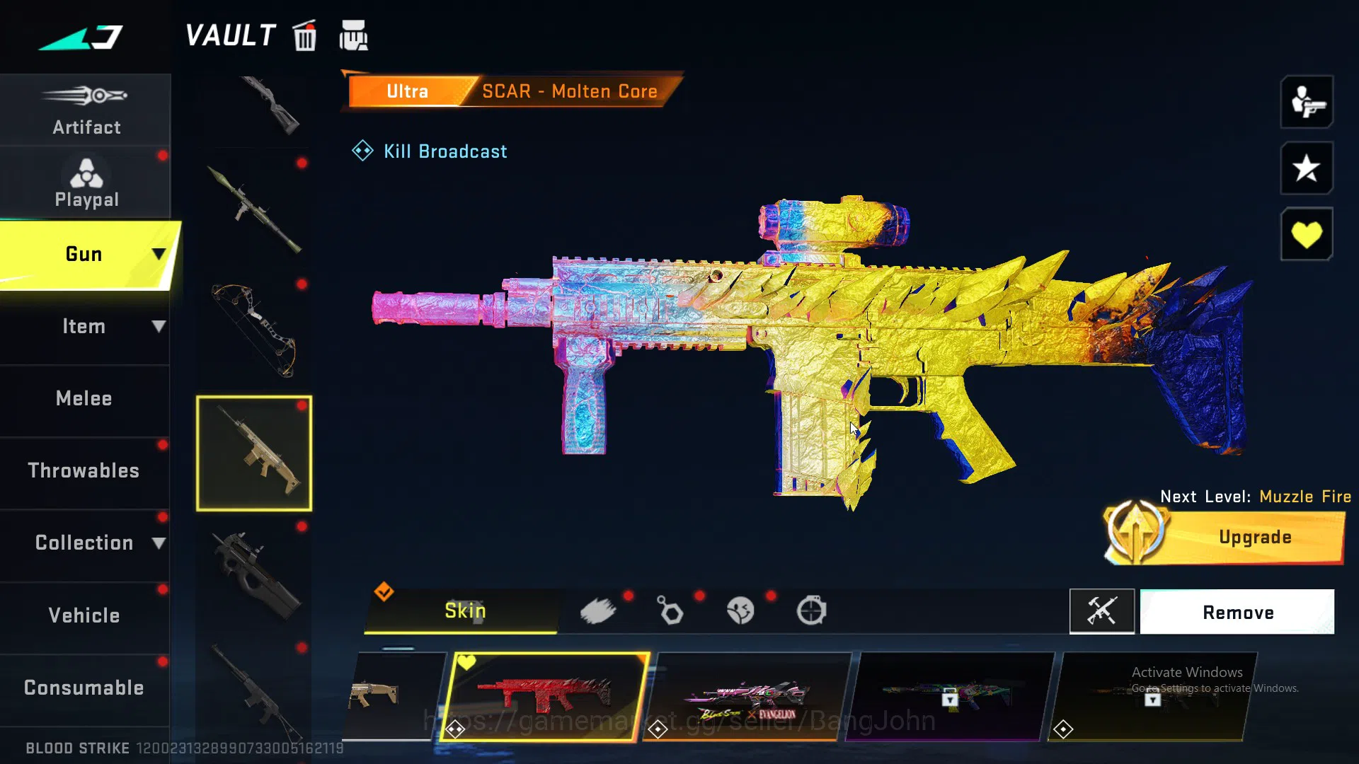 Blood Strike Accounts ASIA | EVO character skin|EVA: SCAR EVA-08|MP5-Pay image 13