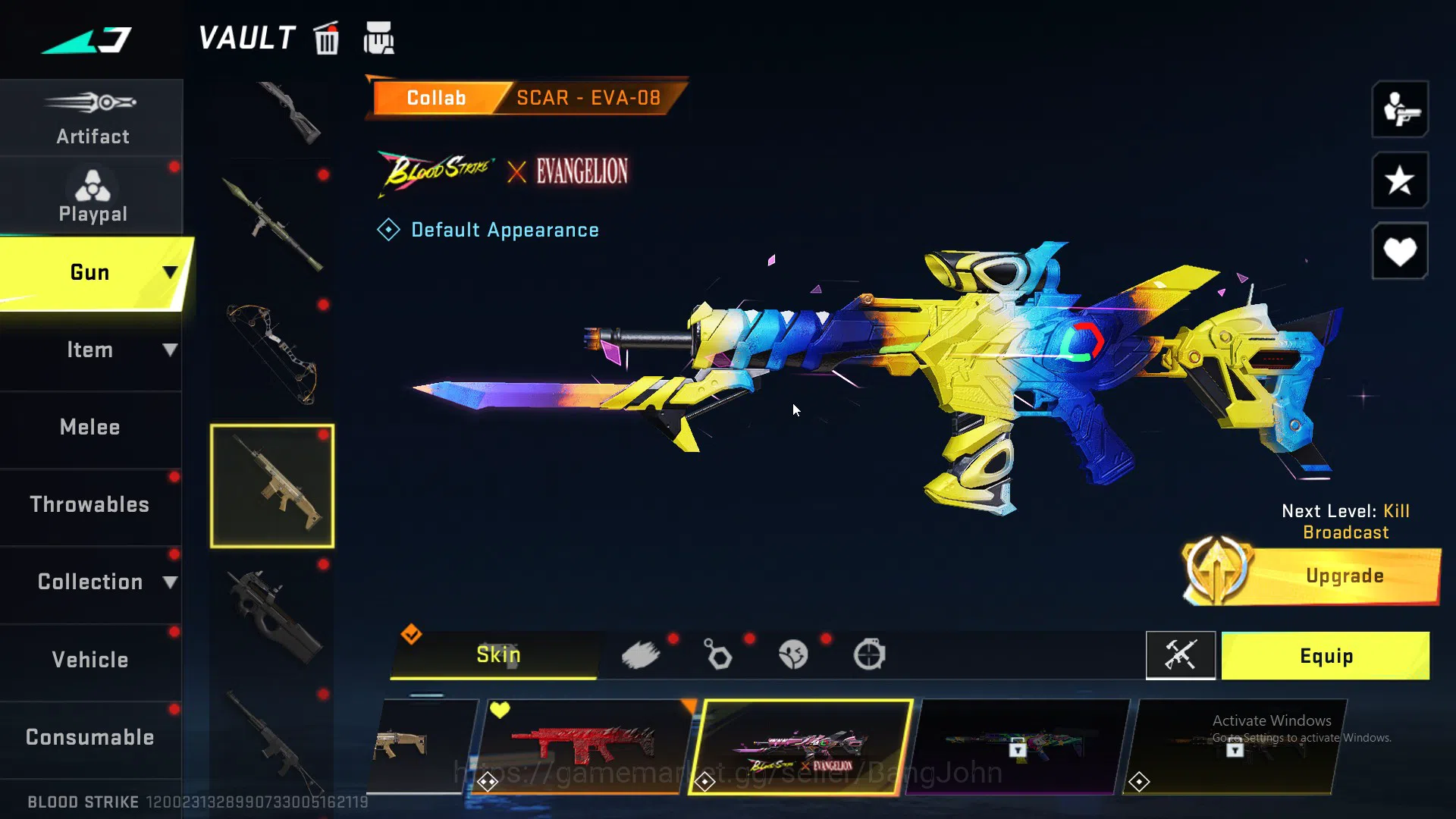 Blood Strike Accounts ASIA | EVO character skin|EVA: SCAR EVA-08|MP5-Pay image 14