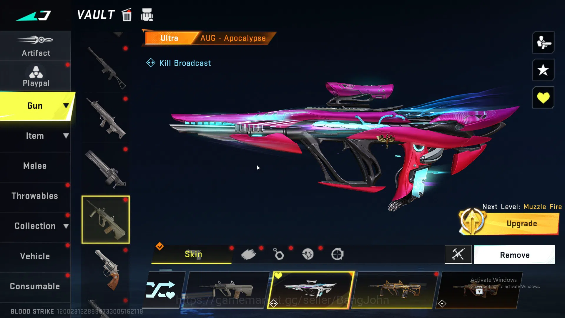 Blood Strike Accounts ASIA | EVO character skin|EVA: SCAR EVA-08|MP5-Pay image 17