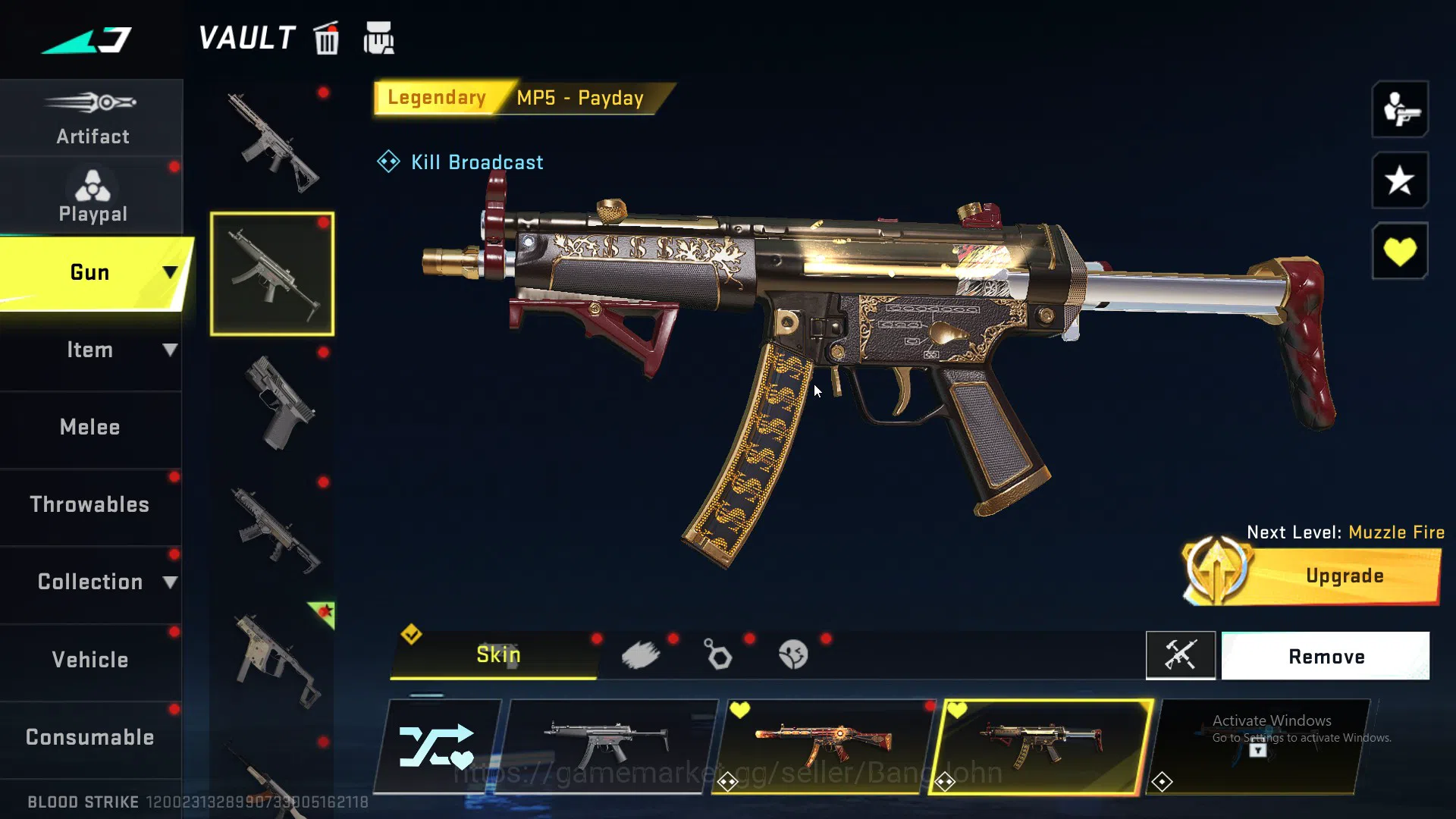 Blood Strike Accounts ASIA | EVO character skin|EVA: SCAR EVA-08|MP5-Pay image 3