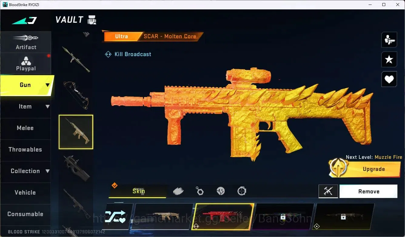Blood Strike Accounts ASIA | 2 TR GUNS | 1 BLEACH STRIKER | 1 TR STRIKER image 4
