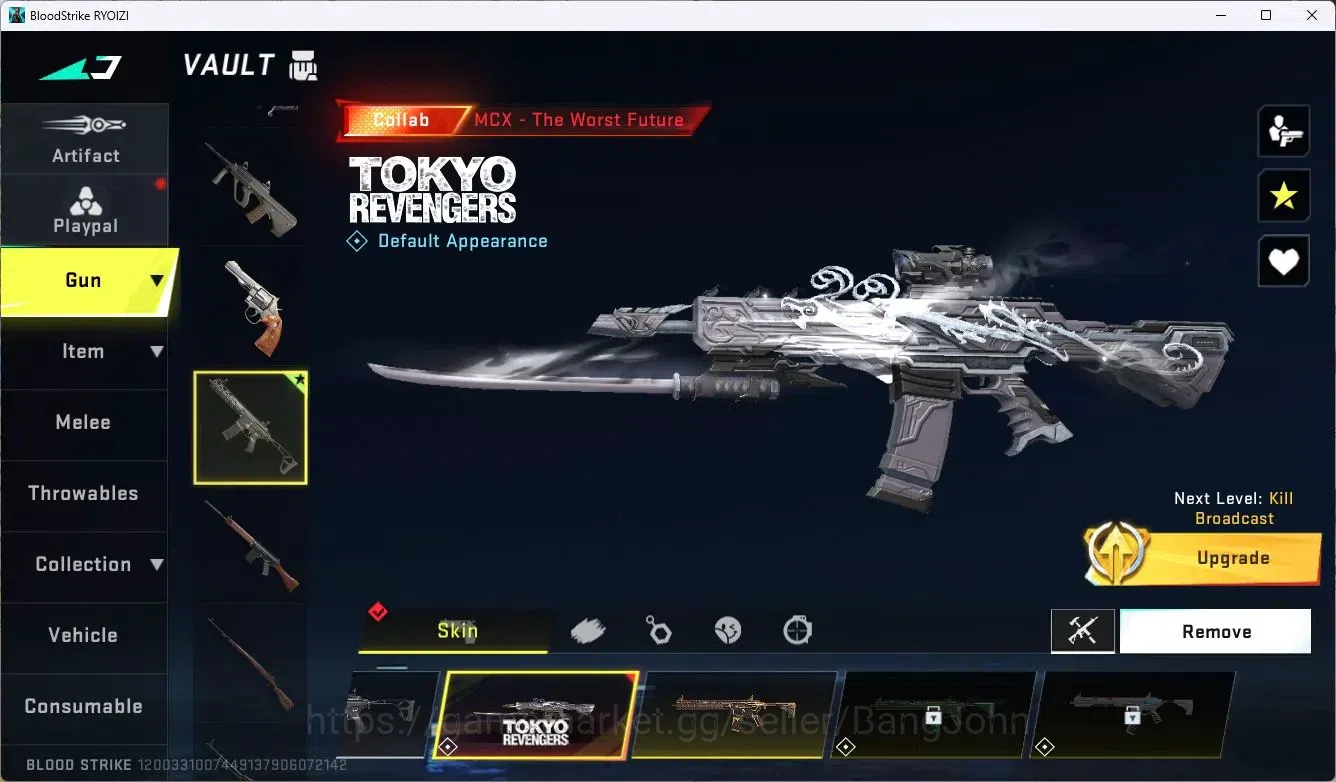 Blood Strike Accounts ASIA | 2 TR GUNS | 1 BLEACH STRIKER | 1 TR STRIKER image 7
