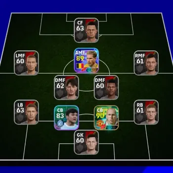 eFootball Accounts Legends & Iconic Players Android|PW2020|Epic JaapStam,BigT KevinDeBruyne,standarCard