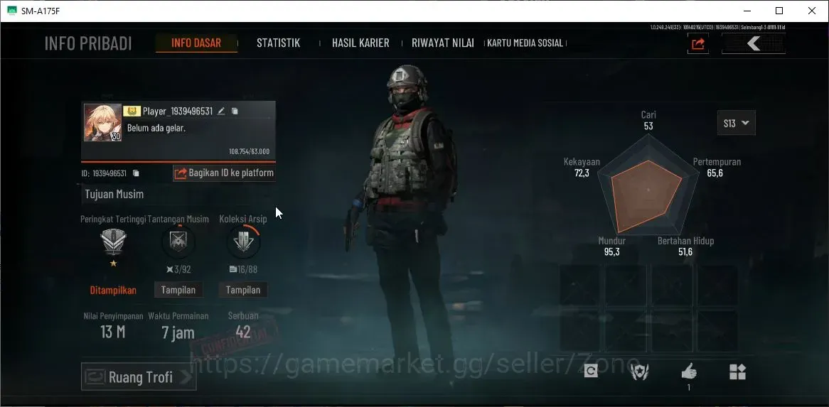 Arena Breakout Accounts Starter Mobile|STARTER|LV 30 | SV 13.1M | CV 4,5M | AKM,MPP,UZI,VECTOR++||CHEK 1