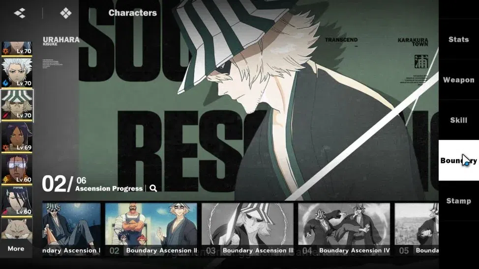 BLEACH: Soul Resonance Accounts NA Crunchyroll|LV 55|10 SSR [(AizenB1,Grimjow,Tosh image 15