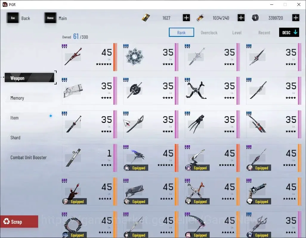 Punishing: Gray Raven Accounts Asia|Lv 96|(SS LuciaCW,SS Startrail,S Feral,SS Dae image 10