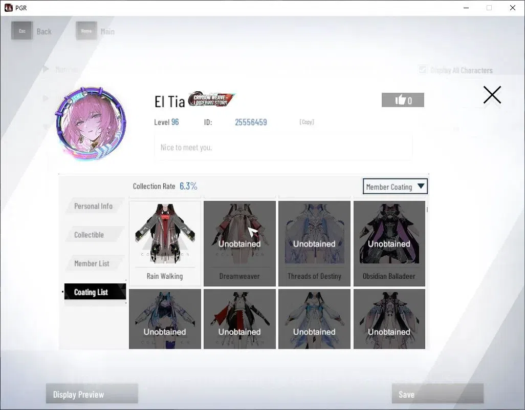 Punishing: Gray Raven Accounts Asia|Lv 96|(SS LuciaCW,SS Startrail,S Feral,SS Dae image 20