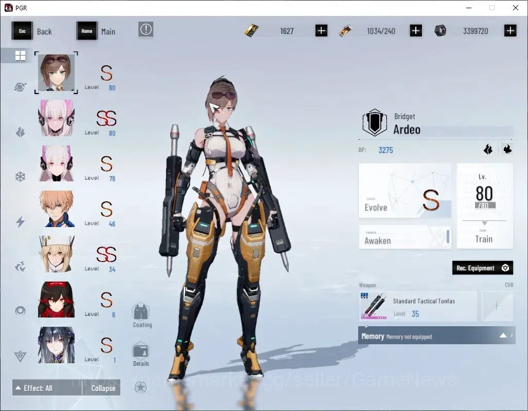 Punishing: Gray Raven Accounts Asia|Lv 96|(SS LuciaCW,SS Startrail,S Feral,SS Dae image 7