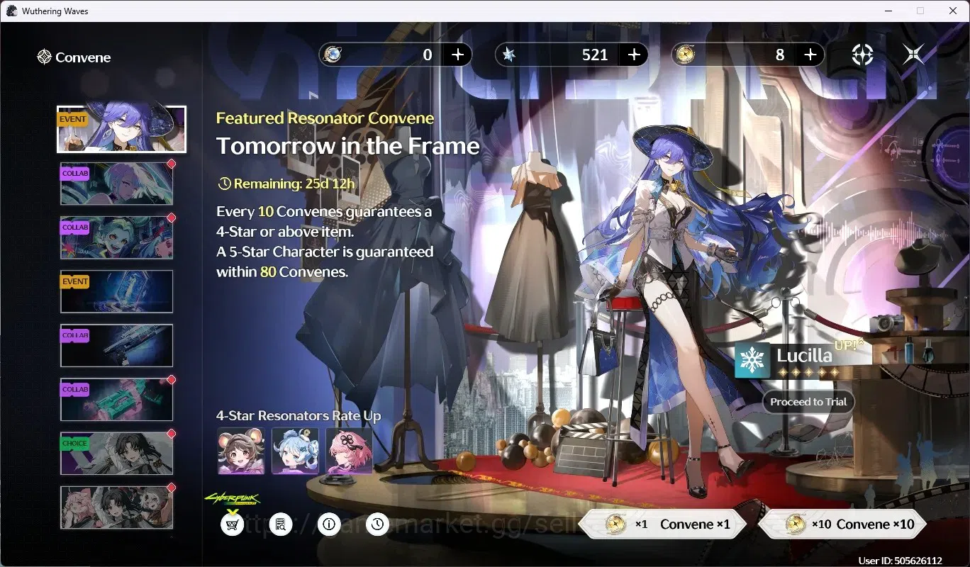 Wuthering Waves Accounts NA |UL 20 |4 Limit [Hiyuki+Sign,Aemeath,Augusta,Lu image 4