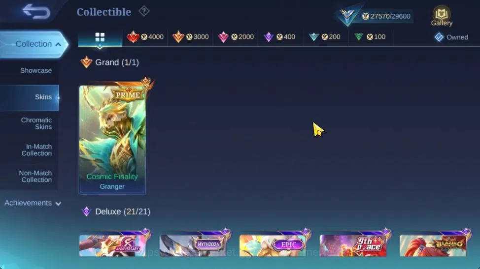 Mobile Legends: Bang Bang Accounts Hero 73|Skin 112|Prime Granger,9th Pace Fanny,Blaz image 7