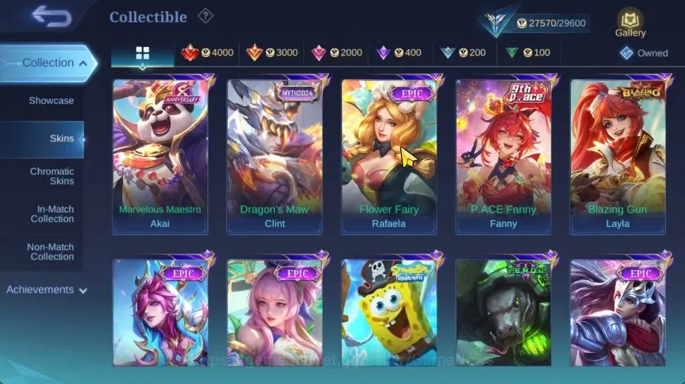 Mobile Legends: Bang Bang Accounts Hero 73|Skin 112|Prime Granger,9th Pace Fanny,Blaz image 8