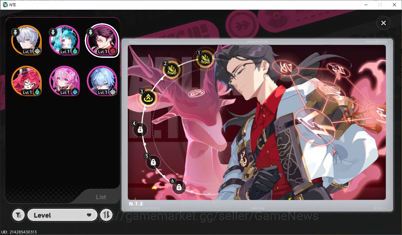 Neverness to Everness Accounts GLOBAL EU|HL 3|1 SSR Nanally |4 SR [Haniel A2,Adle image 4