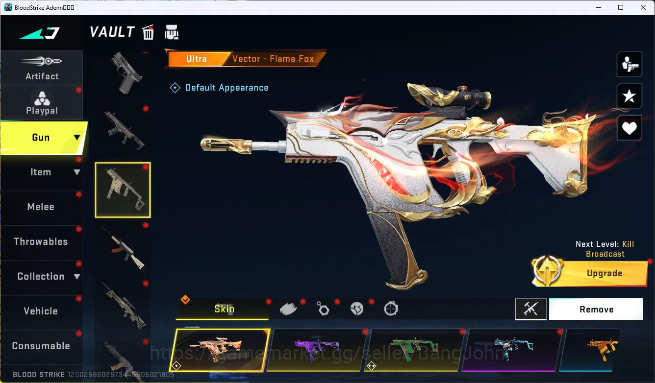 Blood Strike Accounts ASIA|ETERNAL=AUG(LVL1)|EVOLVED FAL|LIMITED=RPK|ULT image 16