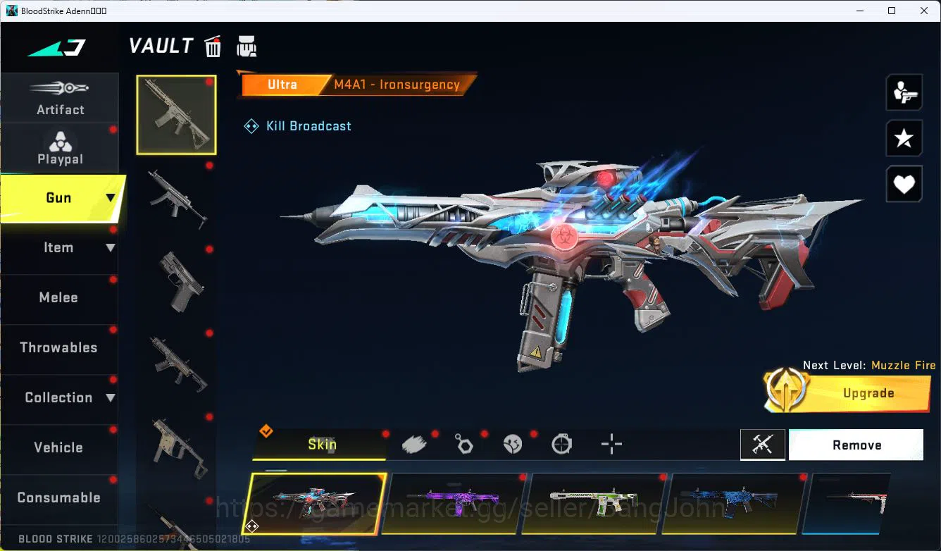 Blood Strike Accounts ASIA|ETERNAL=AUG(LVL1)|EVOLVED FAL|LIMITED=RPK|ULT image 17