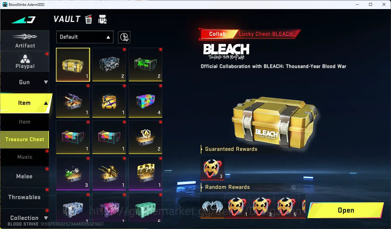 Blood Strike Accounts ASIA|ETERNAL=AUG(LVL1)|EVOLVED FAL|LIMITED=RPK|ULT image 5