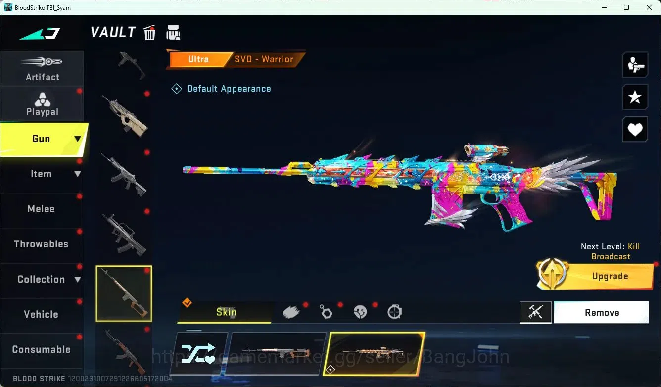 Blood Strike Accounts ASIA | Eternal ZERO-Odashadow | Legendary Katana-R image 7